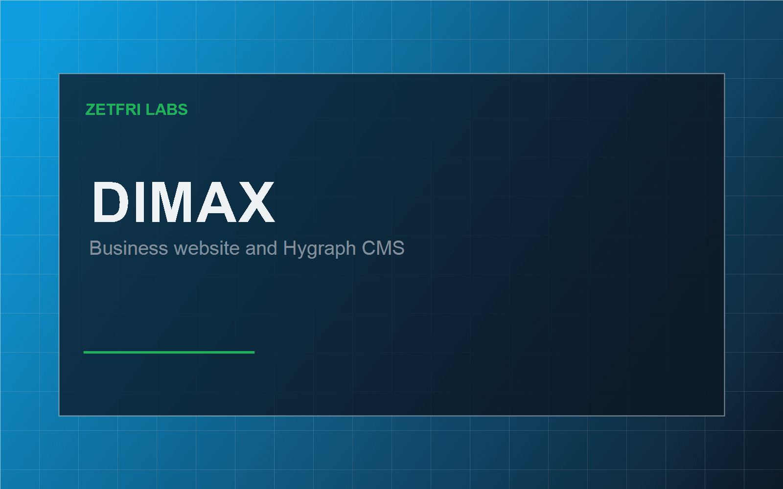 DIMAX / CMS Dashboard System
