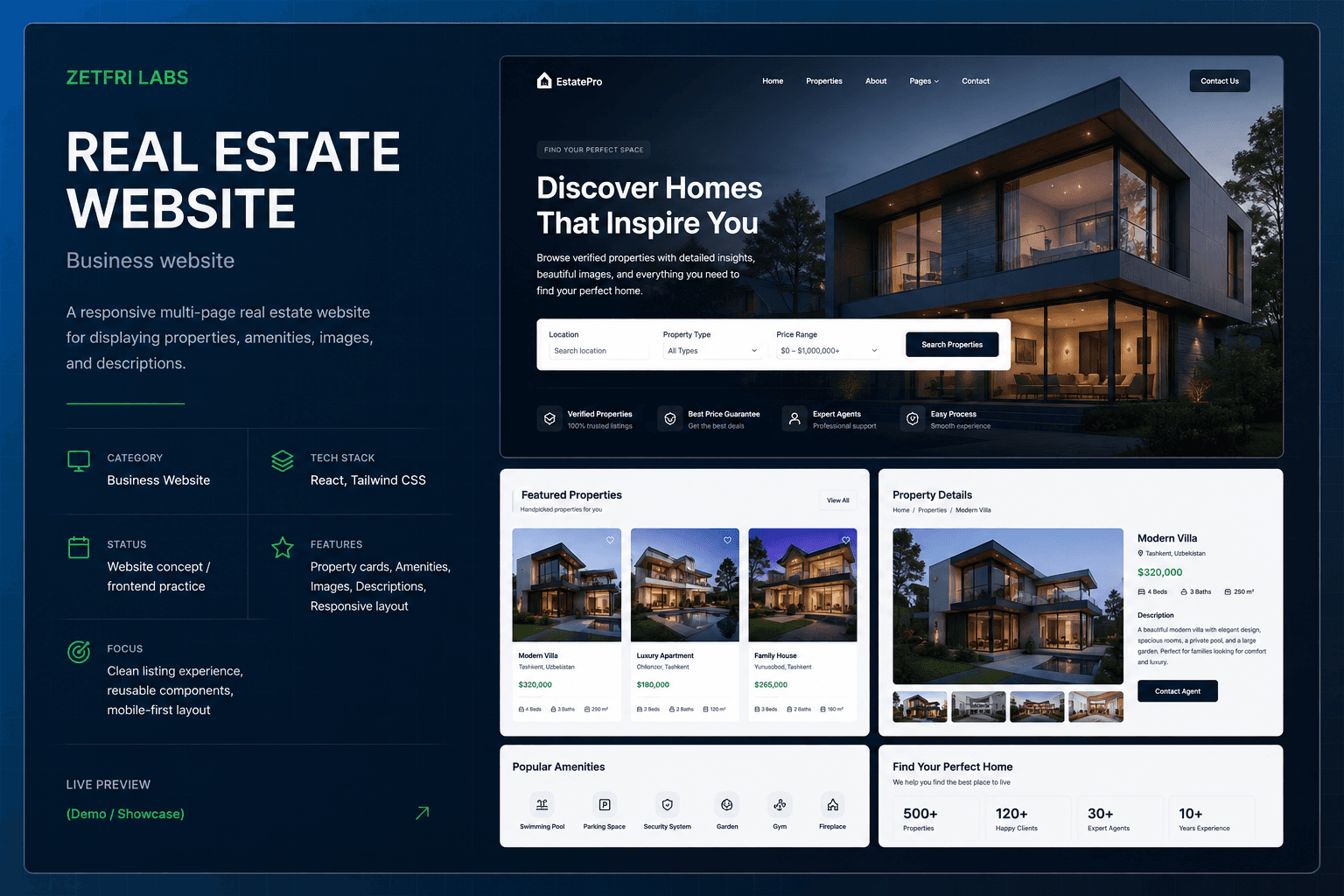 Real Estate Website